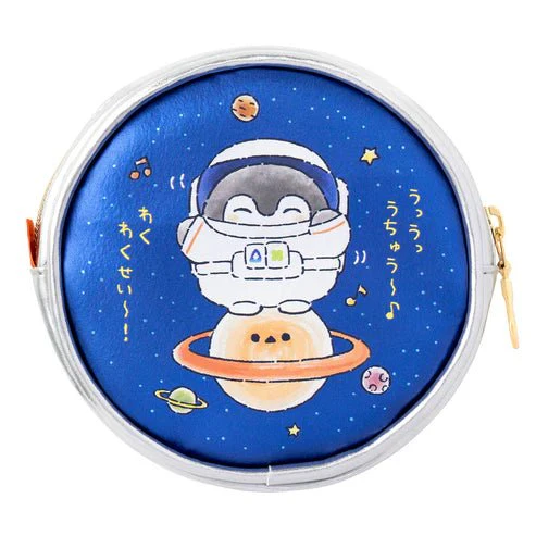 "Koupenchan Space Mission" Silver Round Pouch - Image 4